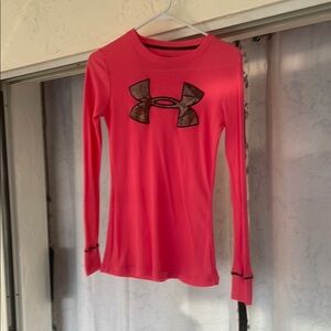 Under Armour Women's Pink Long Sleeve Top